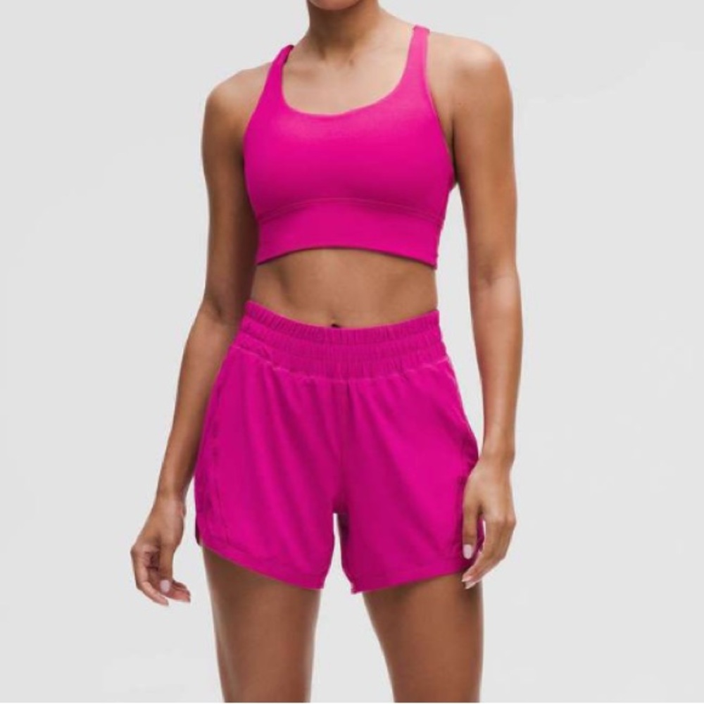 Lululemon Energy Longline Bra *Medium Support, B–D Cups Ripened Raspberry Size 8 - Picture 6 of 10